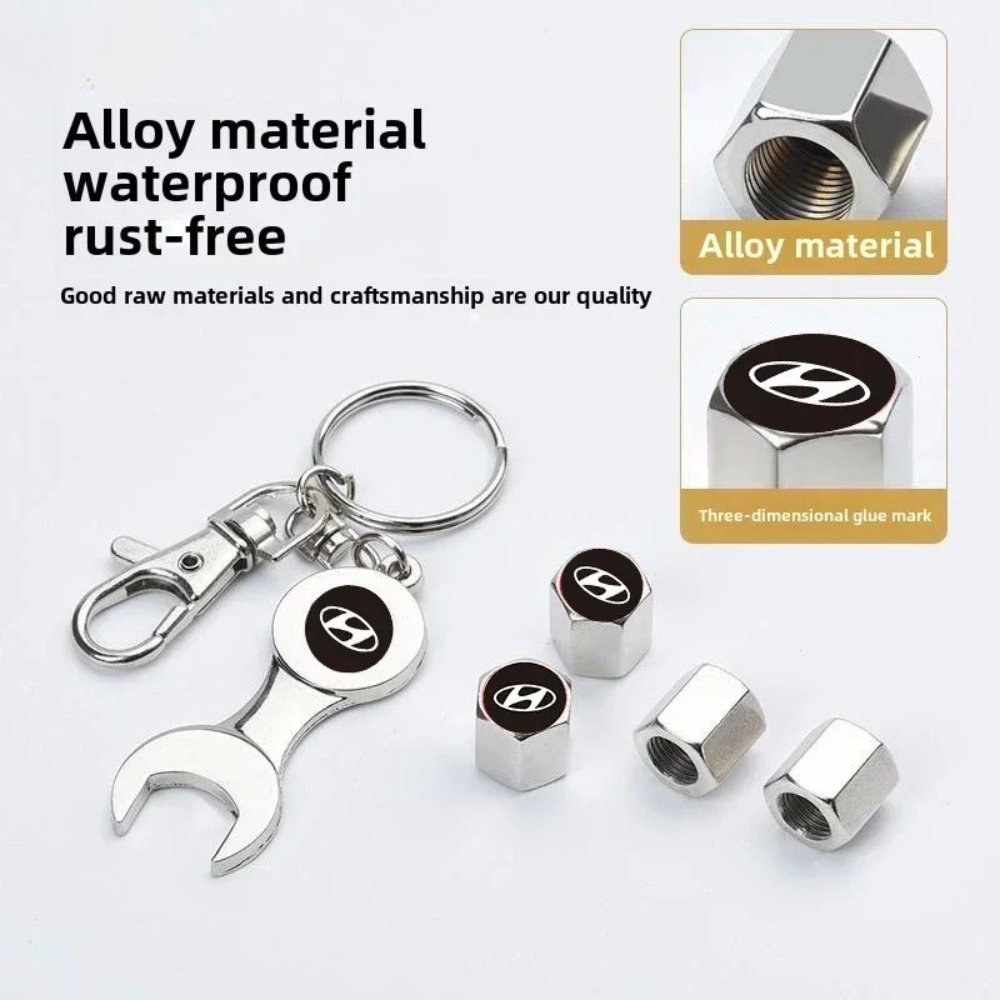 Pack of 4 Personalized Valve Cap