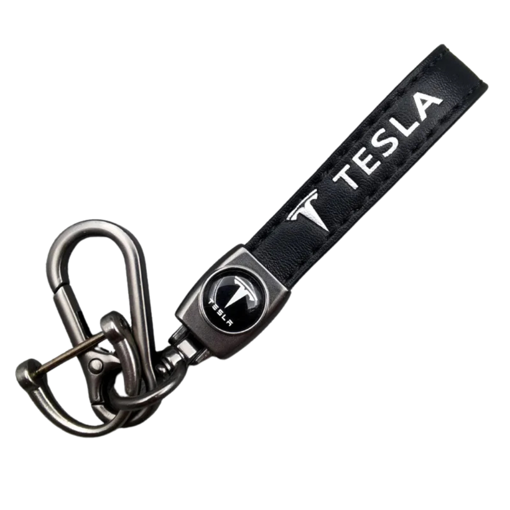 Leather Car Keychain