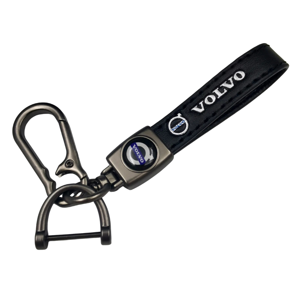 Leather Car Keychain