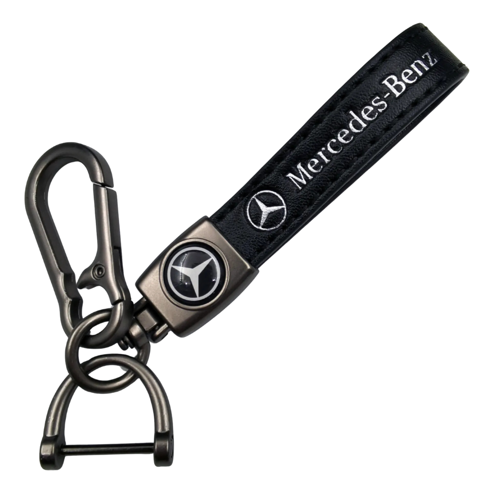 Leather Car Keychain