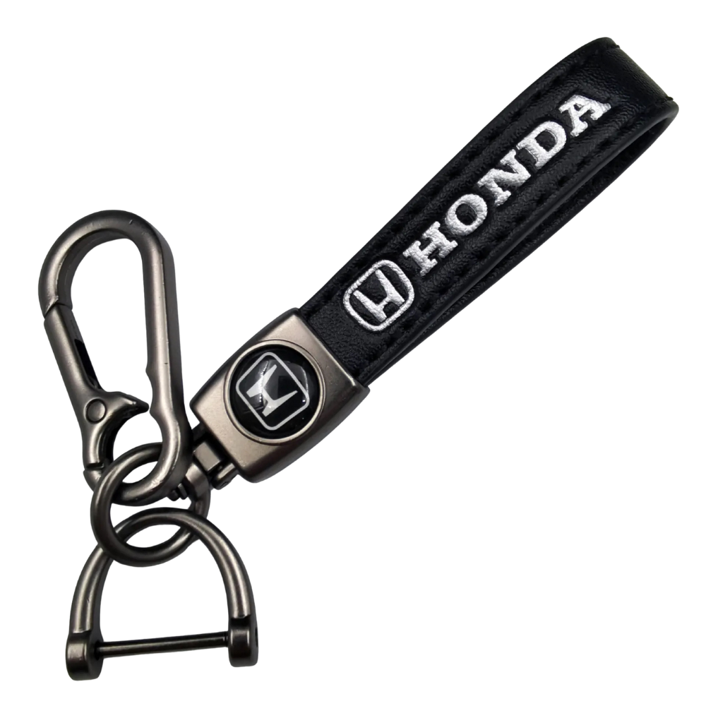 Leather Car Keychain
