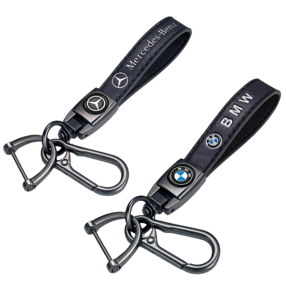Leather Car Keychain