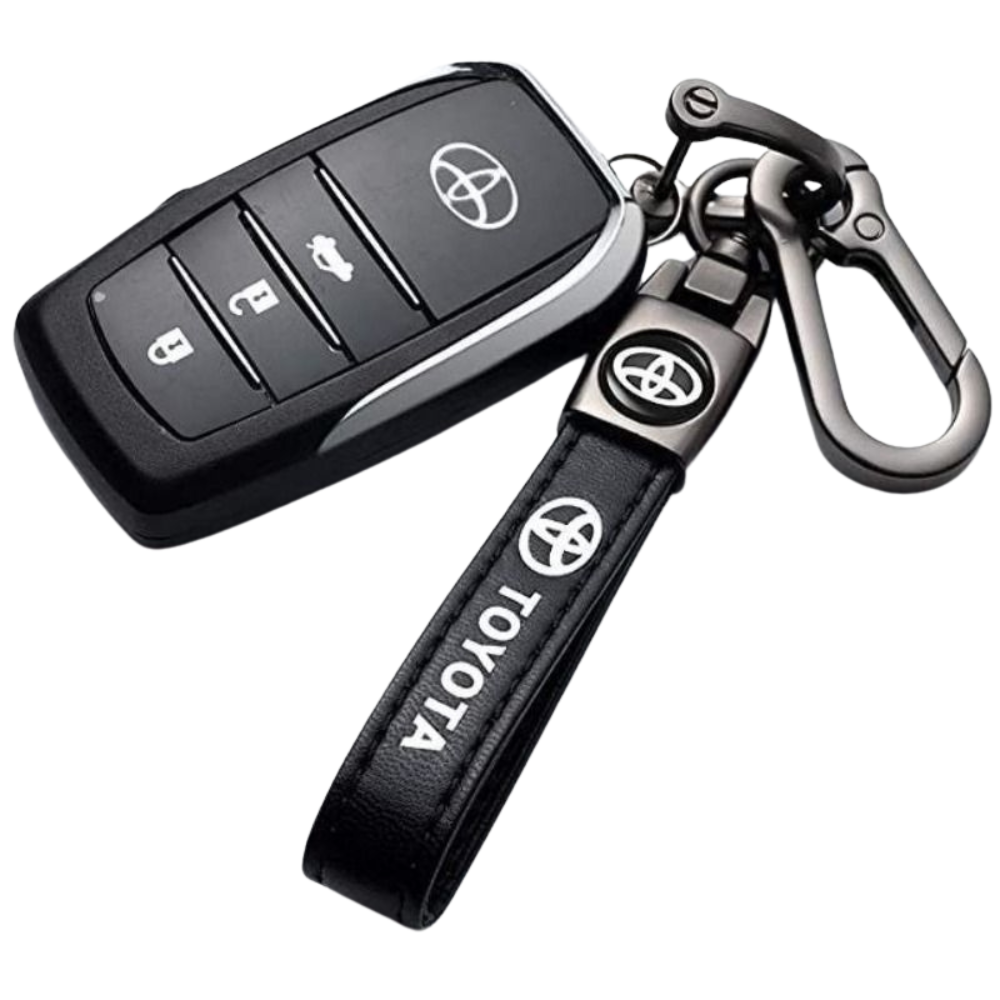 Leather Car Keychain