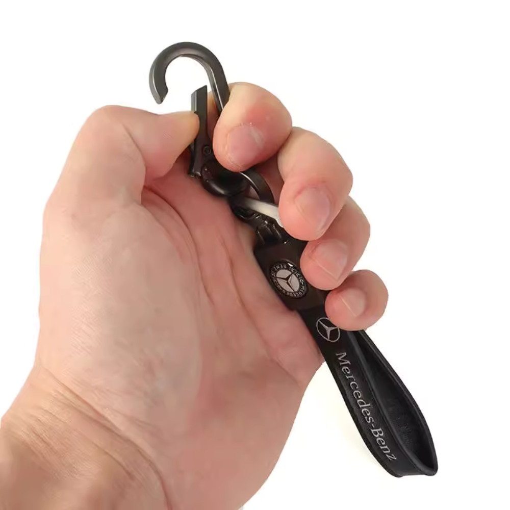 Leather Car Keychain