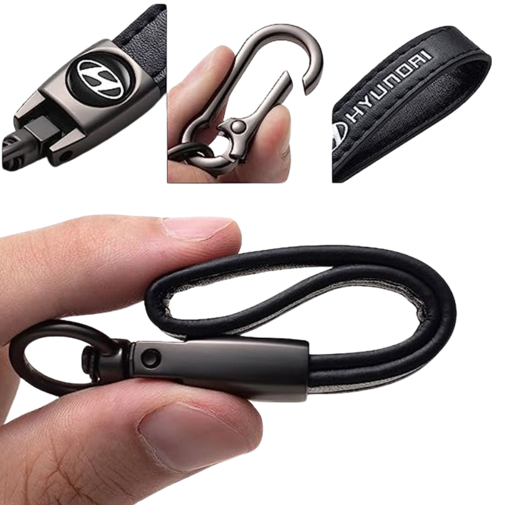 Leather Car Keychain – image 3