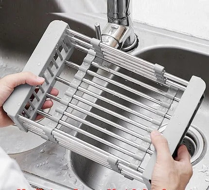 Retractable Stainless Steel Dish Drainer