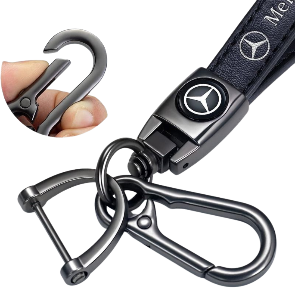 Leather Car Keychain – image 4