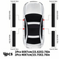 Pack of 4 Car Door Sill Protectors, image 6