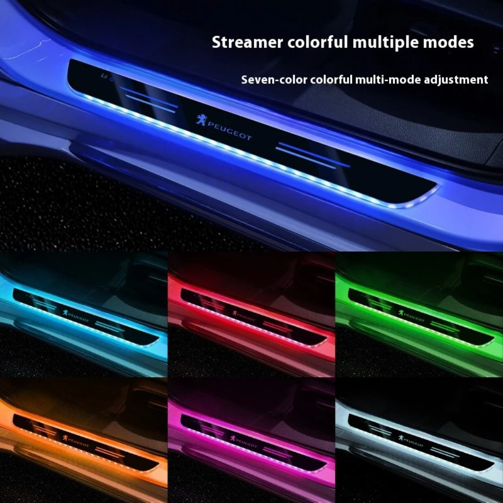Pack of 2 LED Car Door Sill Plates – image 7
