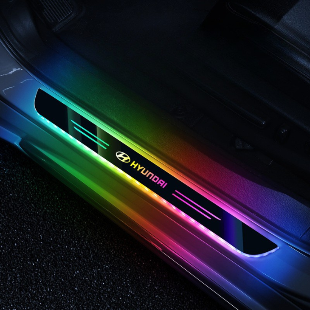 Pack of 2 LED Car Door Sill Plates – image 8