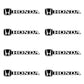 Pack of 4 Automotive Decorative Sticker 3D, image 9