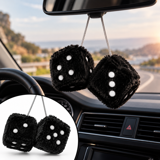 Hanging Fuzzy Dice