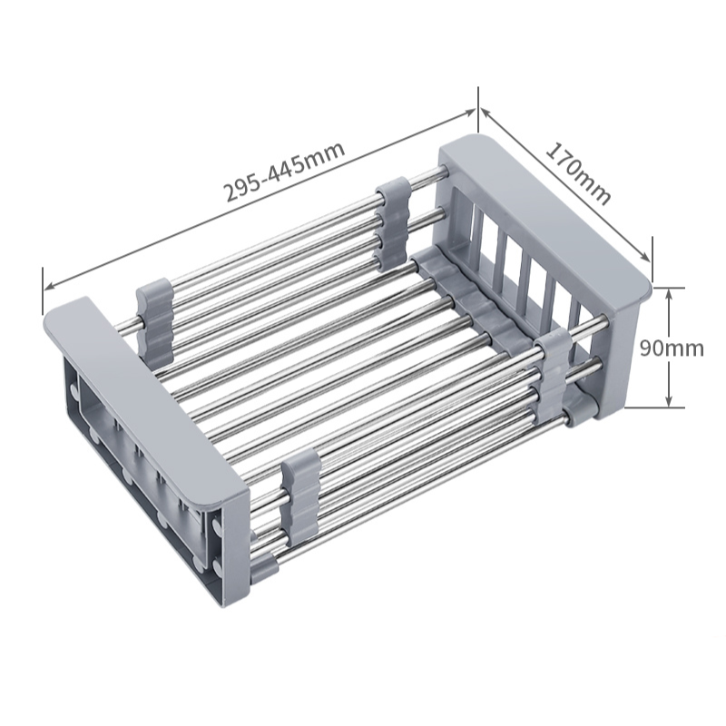 Retractable Stainless Steel Dish Drainer