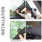 Retractable Thermal Windshield Sunshade
