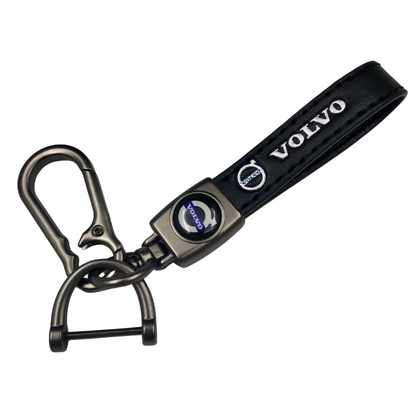 Leather Car Keychain