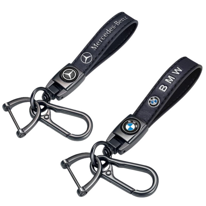 Leather Car Keychain