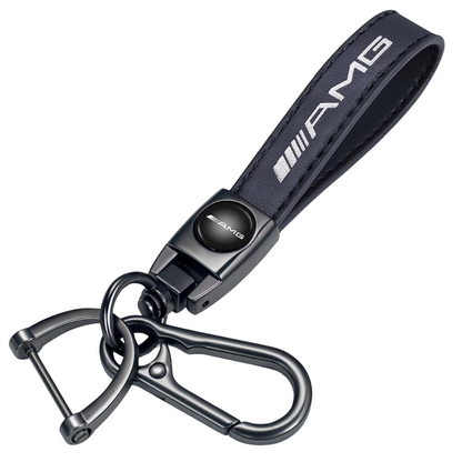 Leather Car Keychain