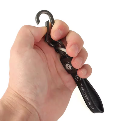 Leather Car Keychain