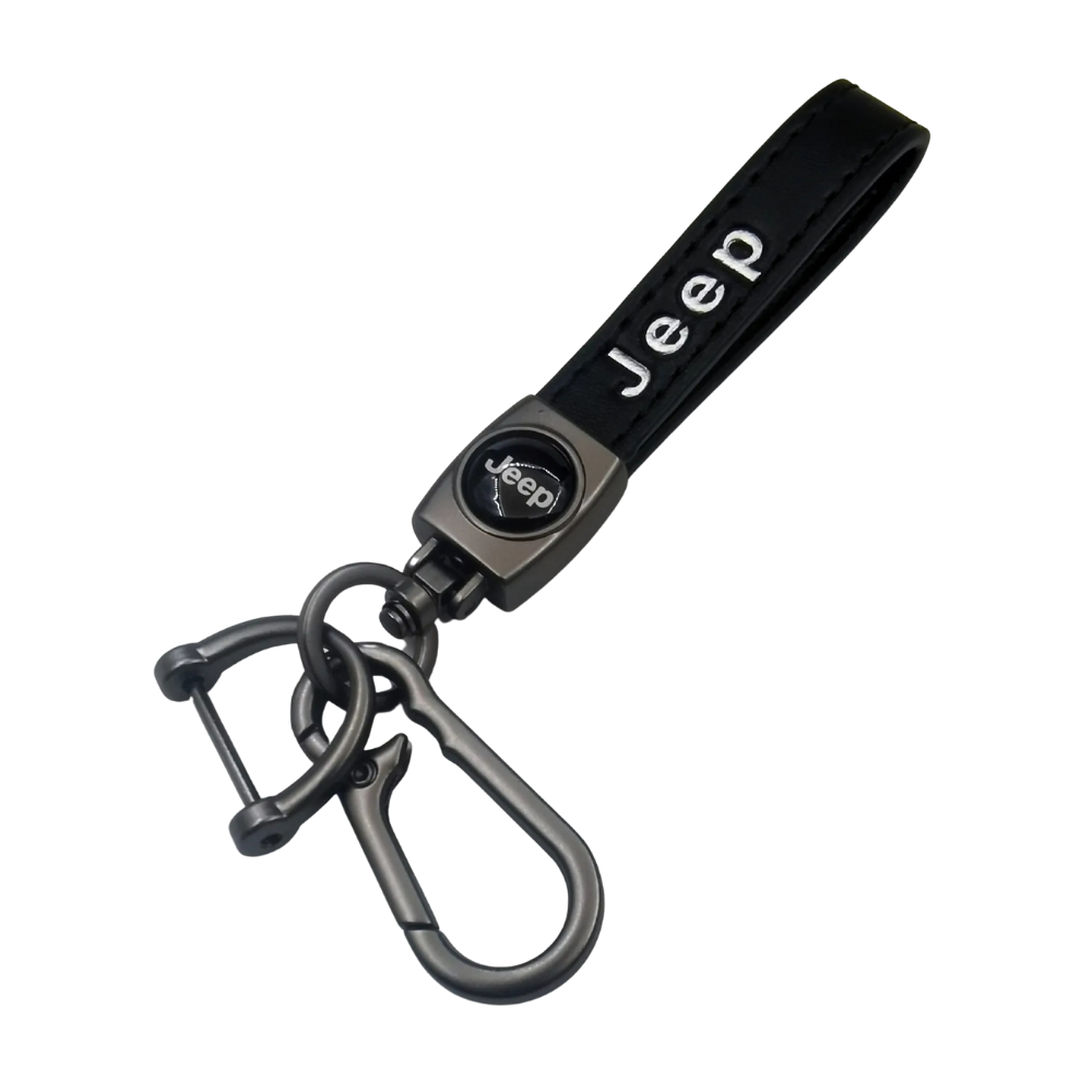 Leather Car Keychain