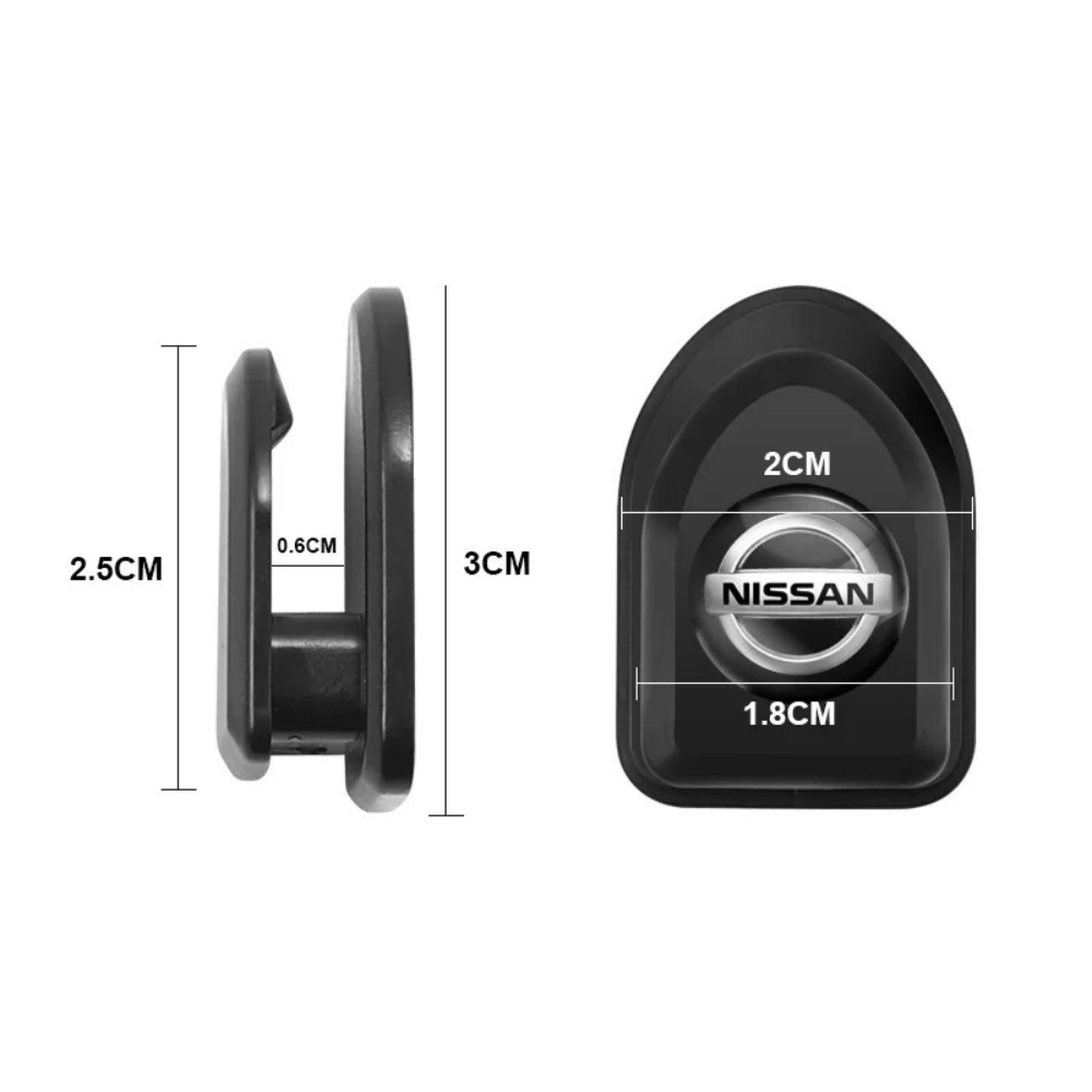 Pack of 4 Mini Adhesive Hooks
