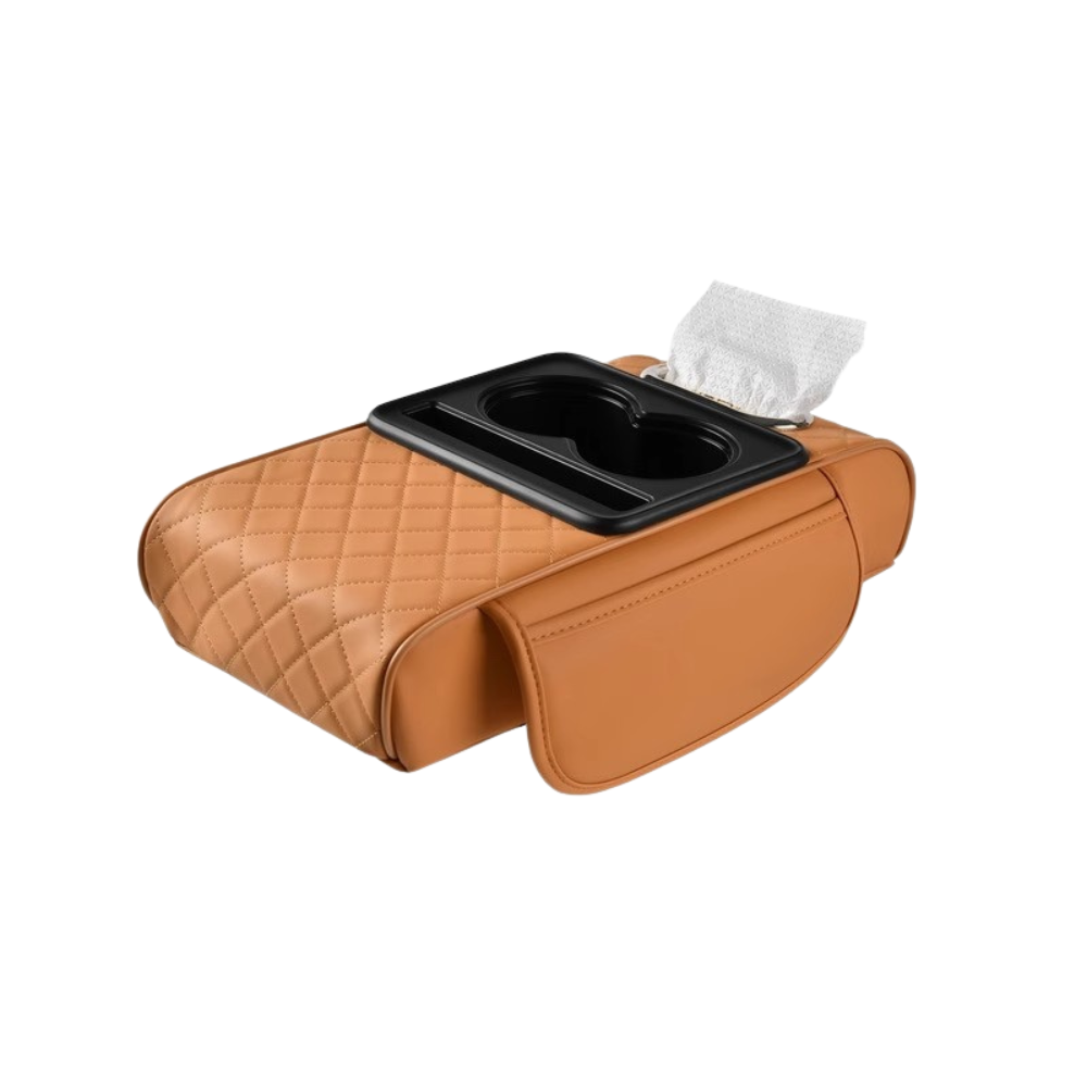Car Armrest with Cup Holders