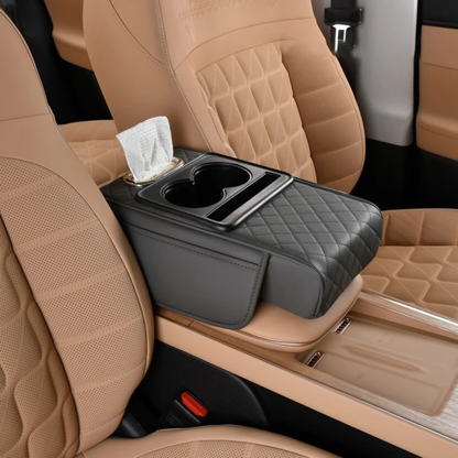 Car Armrest with Cup Holders