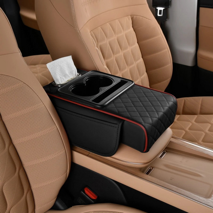 Car Armrest with Cup Holders