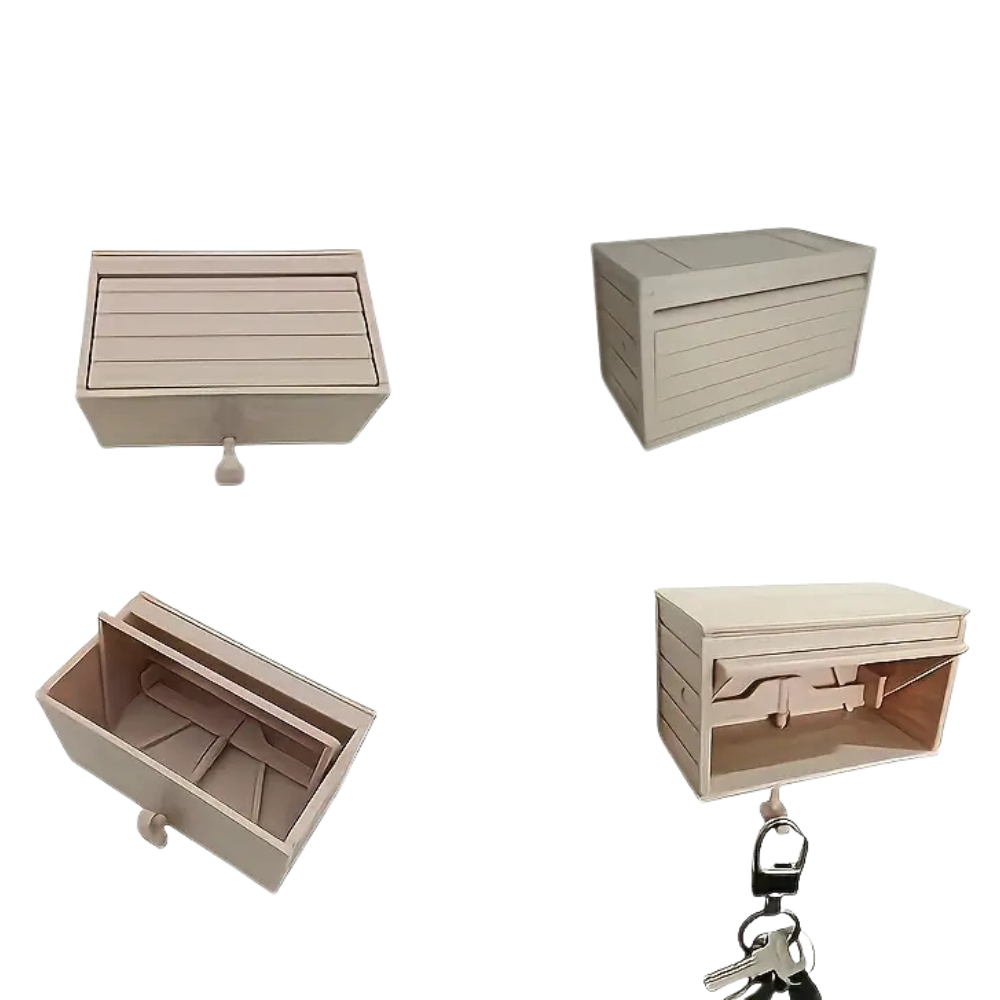 Garage-Shaped Wall Key Holder