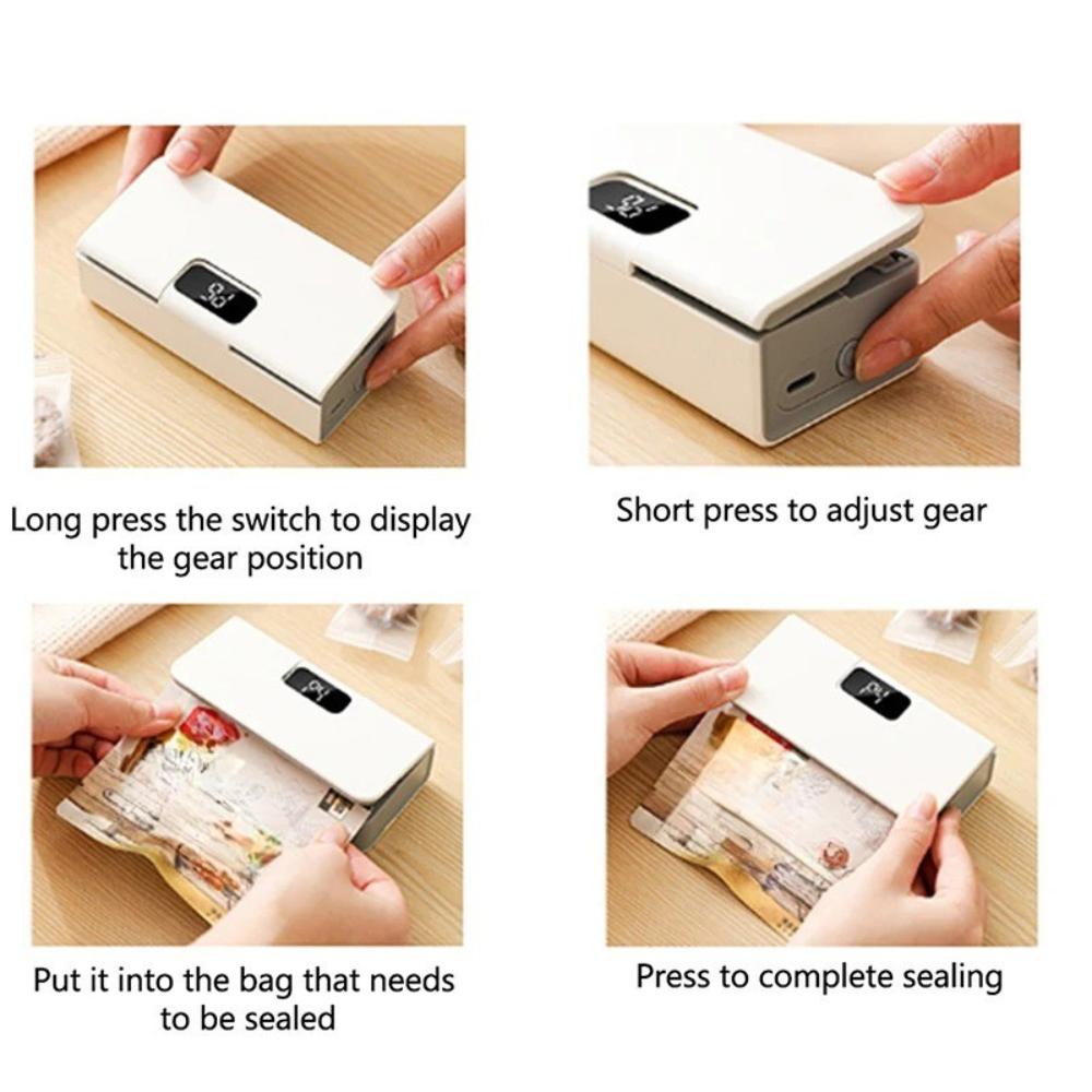Portable 2-in-1 Heat Sealer