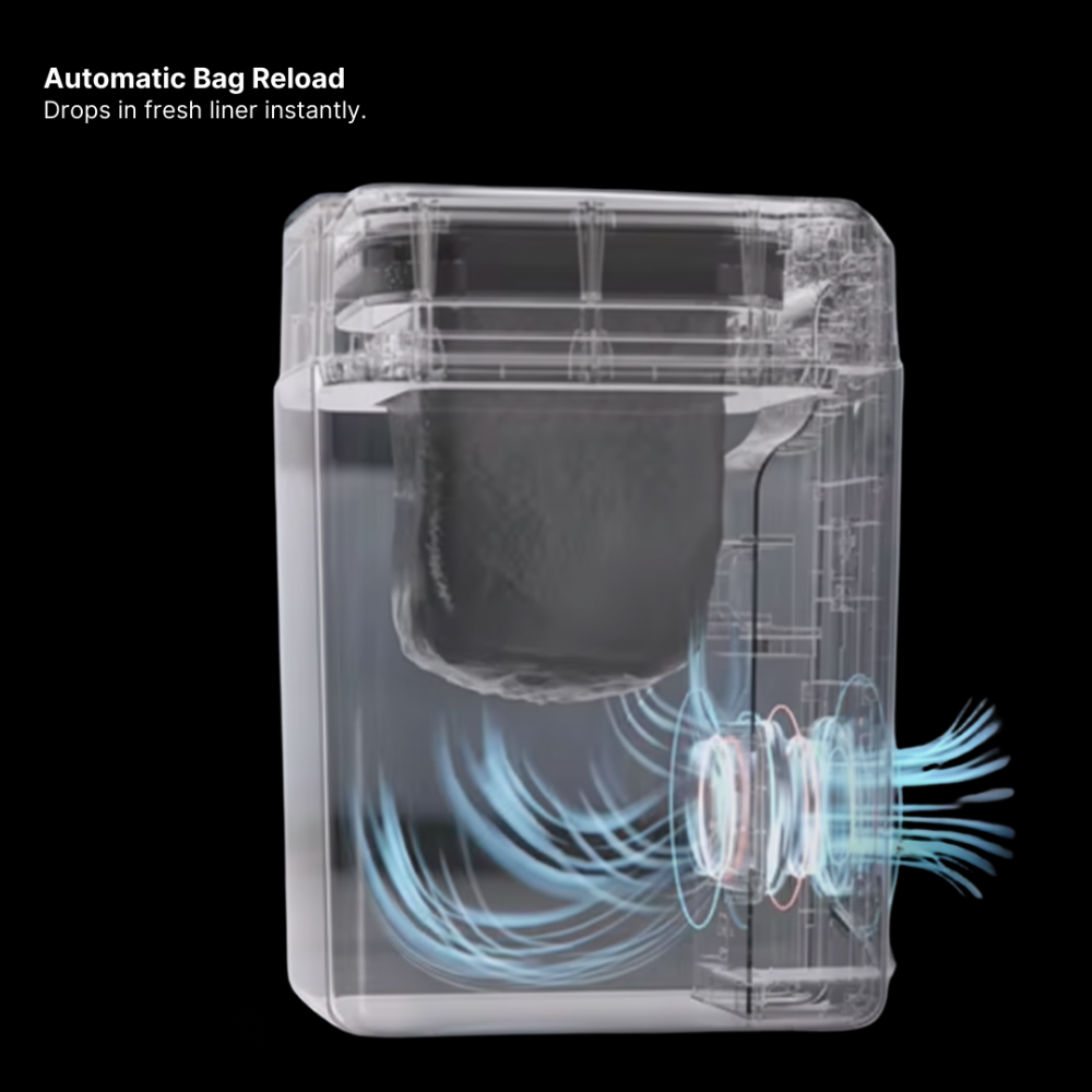 Automatic Smart Trash Can 17L - Black