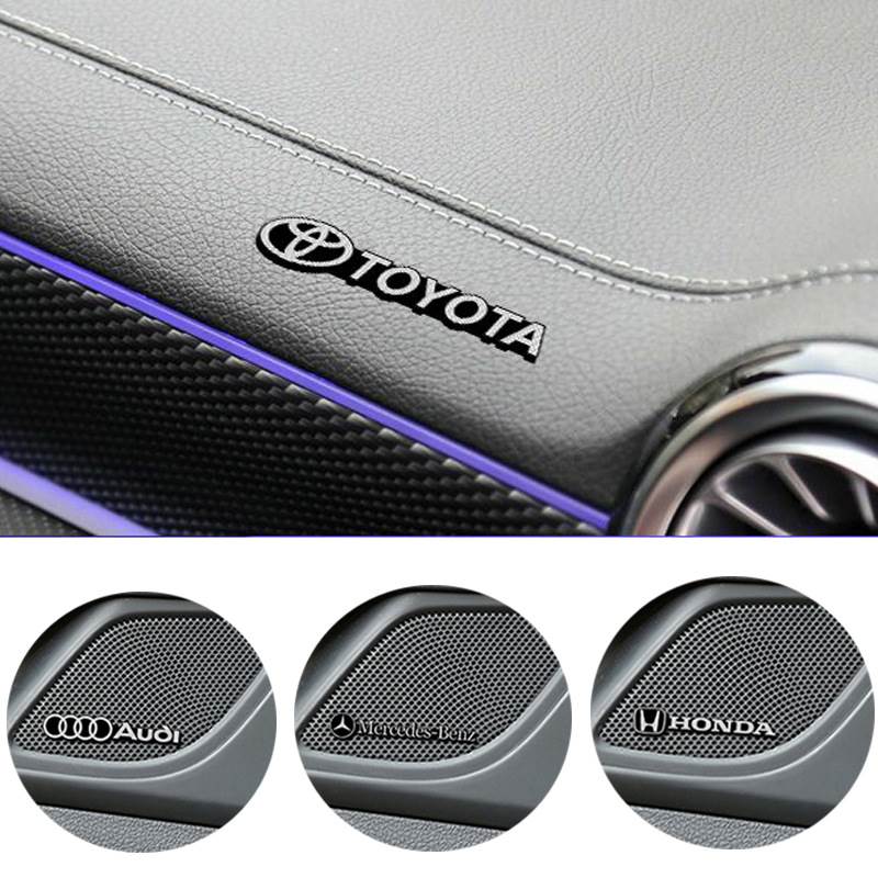 Pack of 4 Automotive Decorative Sticker 3D