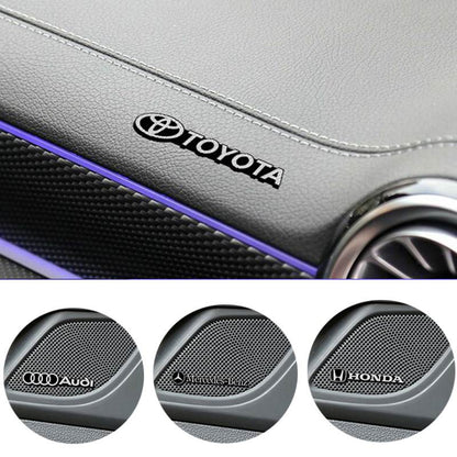 Pack of 4 Automotive Decorative Sticker 3D