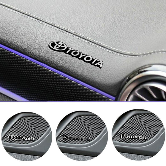 Pack of 4 Automotive Decorative Sticker 3D