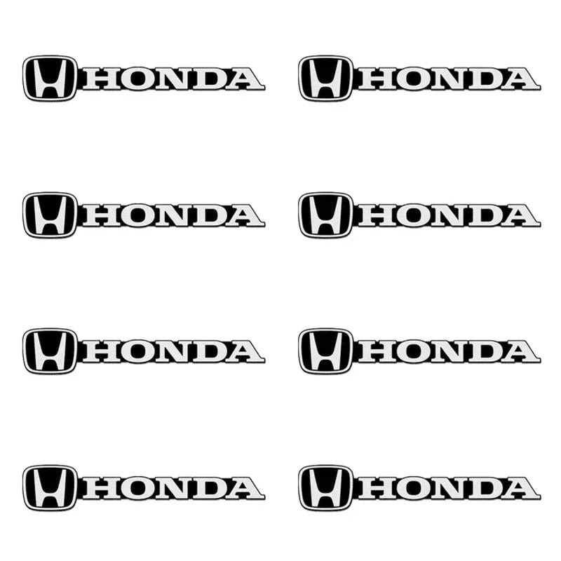 Pack of 4 Automotive Decorative Sticker 3D